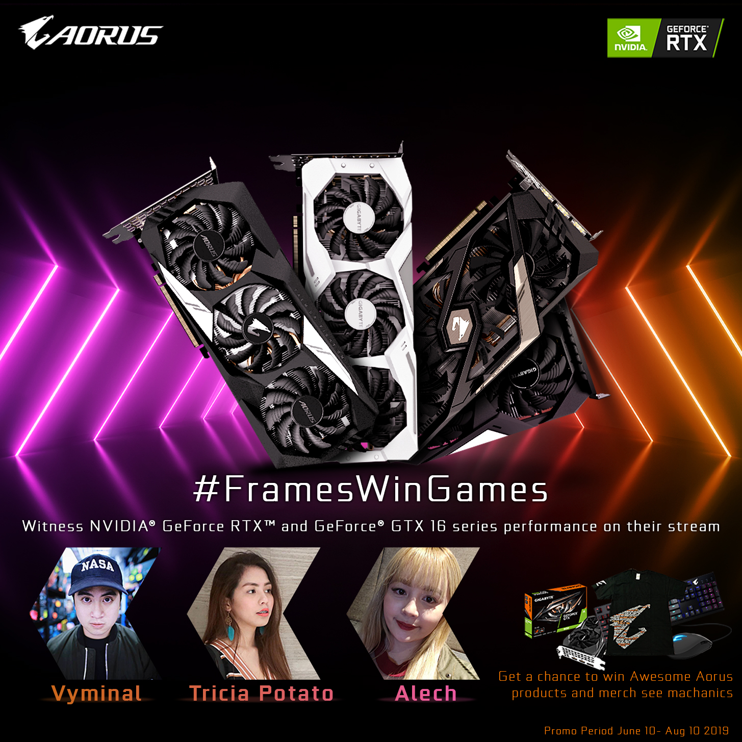 AORUS NVIDIA STREAMERS EVENT