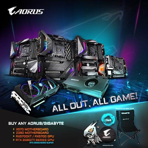 AORUS ALL OUT, ALL GAME! - PH