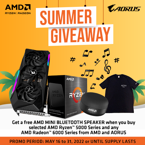 [PH] - AORUS x AMD Summer Giveaway Promo
