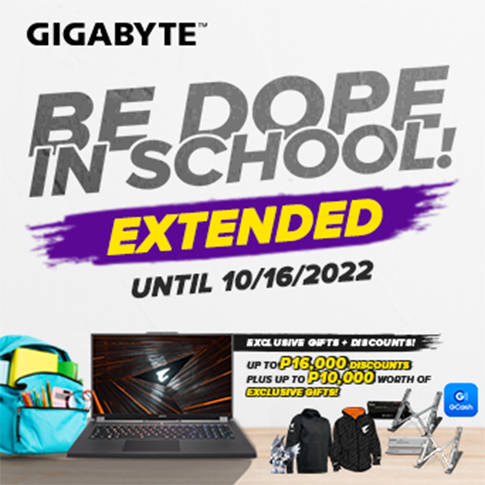[PH] Back to School 2022 | GIGABYTE Notebooks