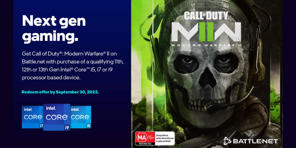 [PH] Get Call of Duty: Modern Warfare II on battle.net with selected INTEL x GIGABYTE products